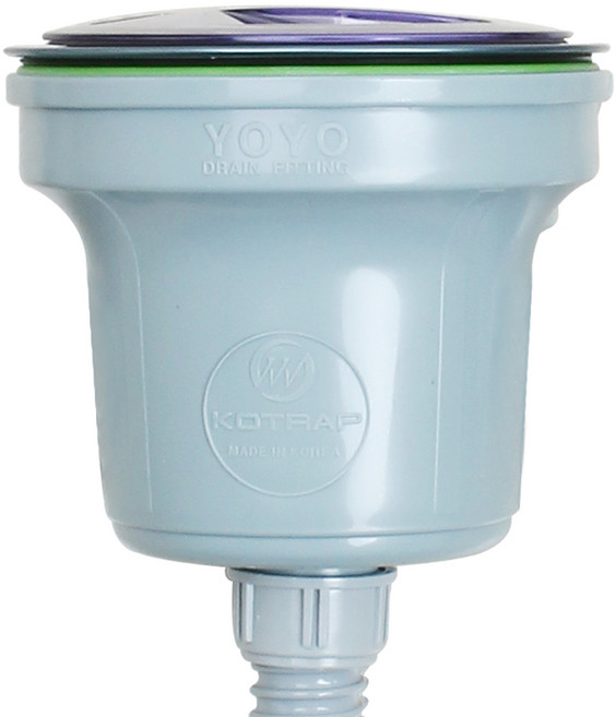 대형 (먹) 오버플로 없는 싱크대 배수구 부속 세트, 1개