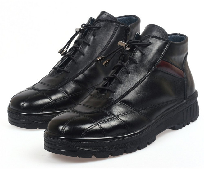 HP11-03 [미끄럼방지창/민자밍크탄] 남성부츠 워킹화 따뜻한 패딩겨울부츠 핸드메이드 수제화부츠 키높이굽 3.5cm 4.5cm 5.5cm 공장직영