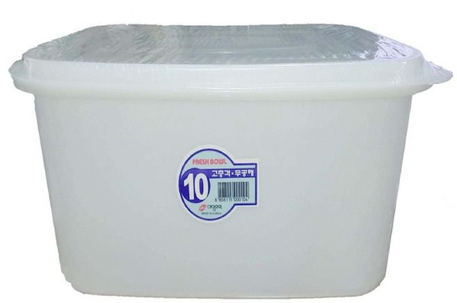 대영화학 백밀폐 10호 12개 1박스 가정 업소 식당 반찬통 양념통