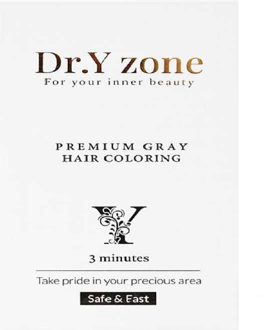 닥터와이존] 간편 3분 음모 민감부위 염색 새치 완벽 커버 Y존 염색약 저자극 천연 추출물 염색제 민감 피부도 안심 오래가는 자연스러운 색상, 1개, 자연스러운색