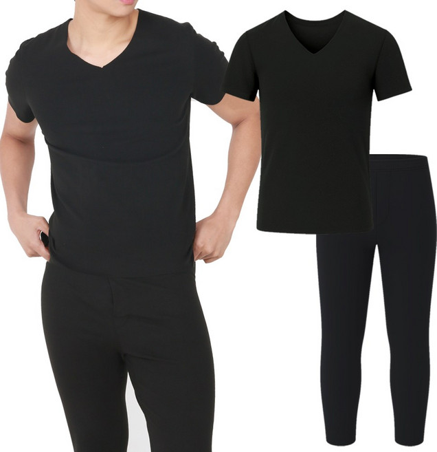 코어플렉스 남자 겨울 내복 기모 히트텍 내의 남성 민소매 티 상의 하의 반팔 긴팔 반바지 긴바지 세트