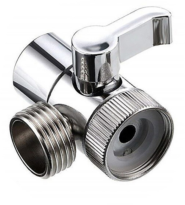 세면대 샤워기 분배기 수전 좁은 화장실 욕실 변환 전환 어댑터 나사 연결 배관, 단품, 1개