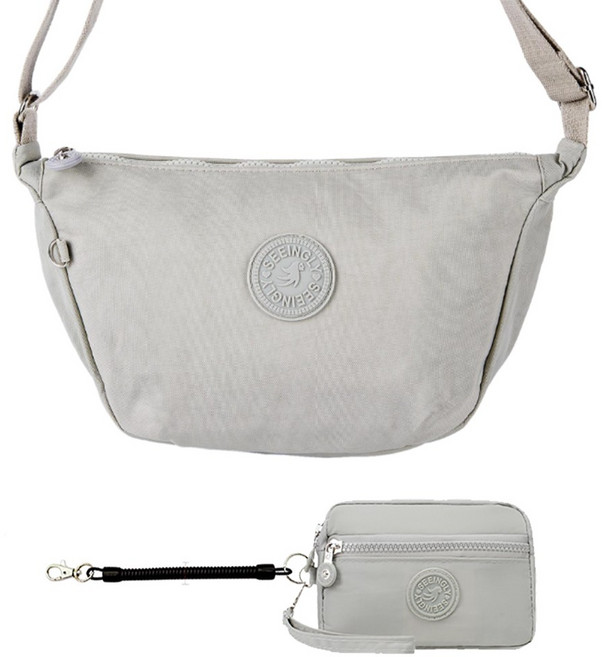 브랜치 도난방지 여행용크로스백+여권파우치