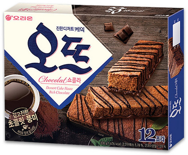 오리온 오뜨 쇼콜라 12P(300g), 300g, 1개