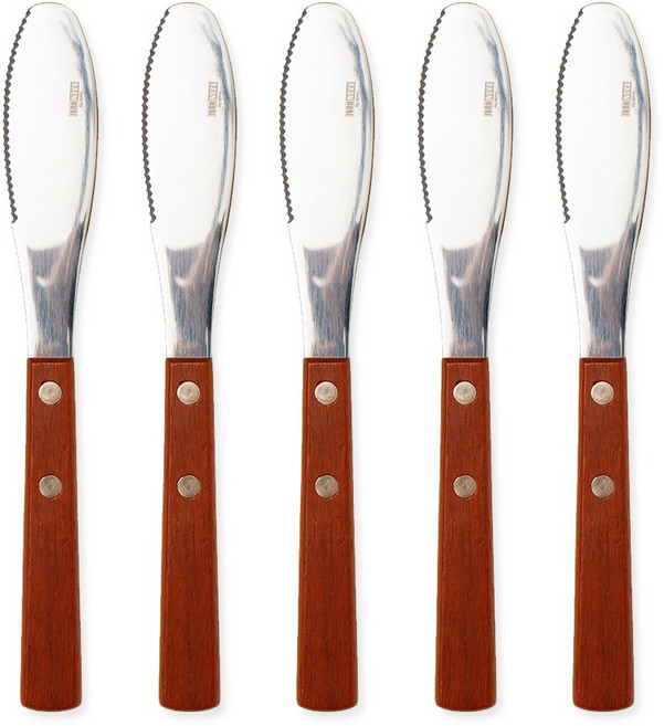 내츄럴 우드 디너, 레드, 5개