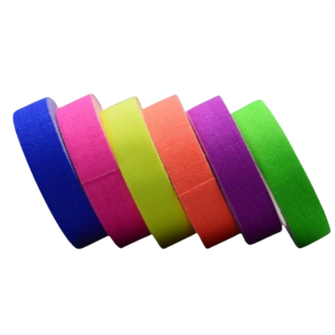 핸셀 공연 파티 무대 행사 클럽 안전표시 바닥라인 형광 UV 접착 테이프, 형광테이프 블루, 5개