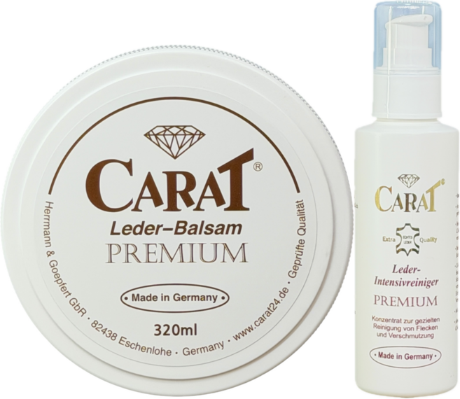 캐럿 프리미엄 가죽 클리너 보호제(에센스+클리너)