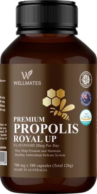 [웰메이츠] 프리미엄 로얄 프로폴리스 180캡슐, 1개, 180정