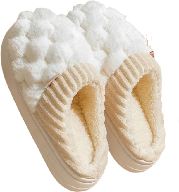 코지핏 겨울 포근 털실내화