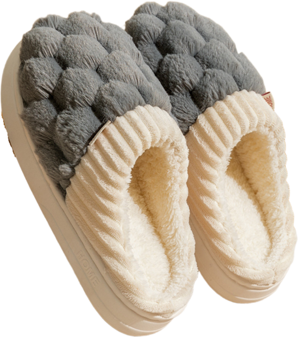 코지핏 겨울 포근 털실내화