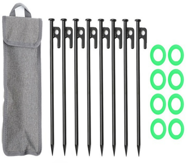 노마드레스트 고강도 단조팩 세트 8P 야광링 + 가방 포함, 1세트