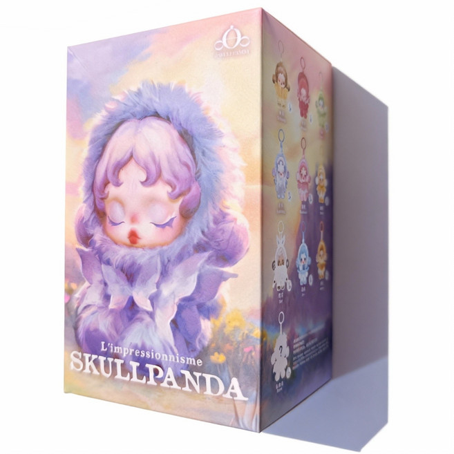 캔디스토어 스컬판다 정품 빛의정원 랜덤 블라인드 박스 봉제인형 선물용키링, 2개