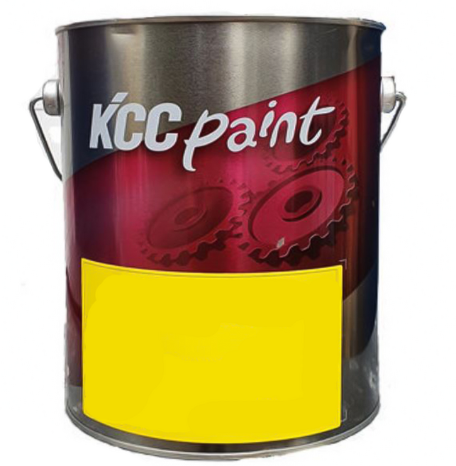 KCC 도로표지용 아스팔트 콘크리트 라인마킹용 1L, 황색, 1개