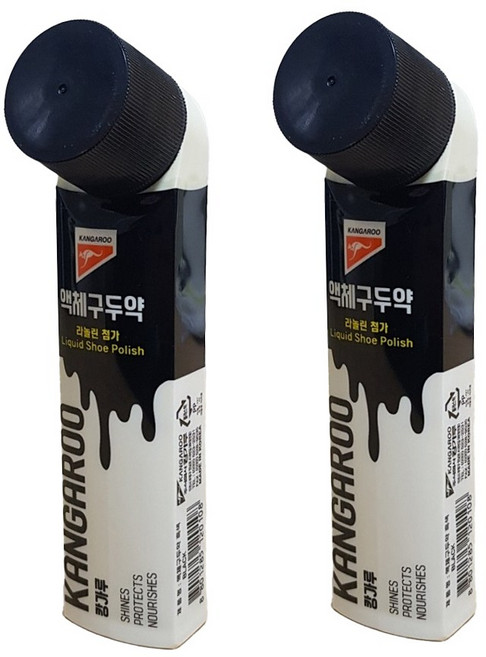캉가루 구두약 광택제 라놀린 첨가 액체 50ml+20ml (대용량 70ml)