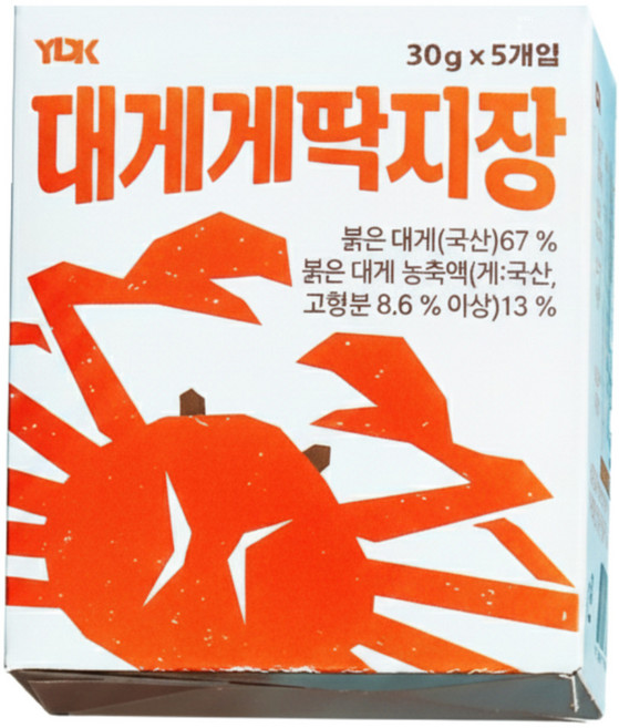 영덕농수산 대게 게딱지장 게내장, 150g, 1박스