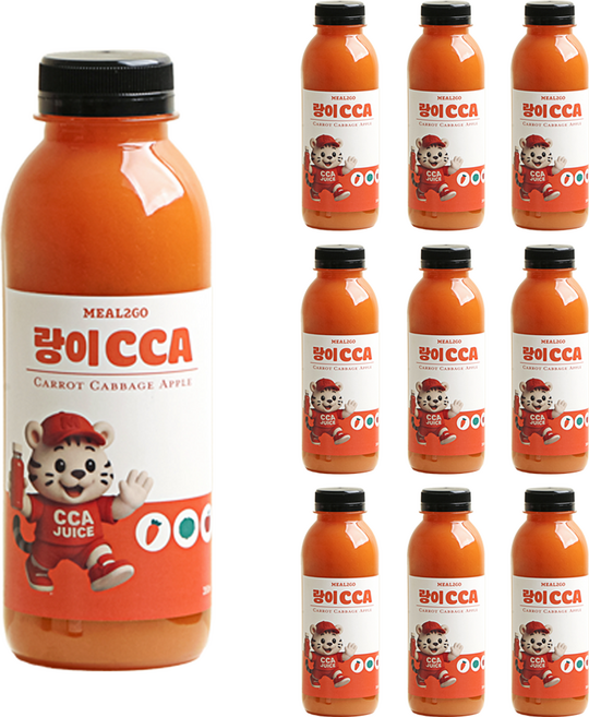 [밀투고] 랑이주스 클렌즈주스 CCA, 10개, 350ml