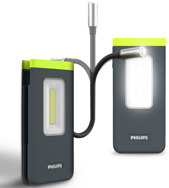 필립스 공식판매점 프로페셔널 엑스페리온 6000 시리즈 LED 작업등 캠핑랜턴 X60 Pocket, 혼합색상, 1개