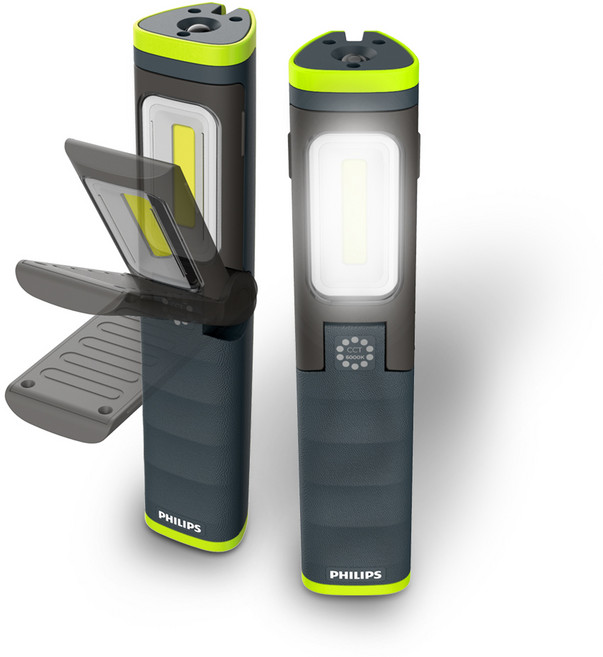 필립스 공식판매점 프로페셔널 엑스페리온 6000 시리즈 LED 작업등 캠핑랜턴 X60 Pillar, 혼합색상, 1개