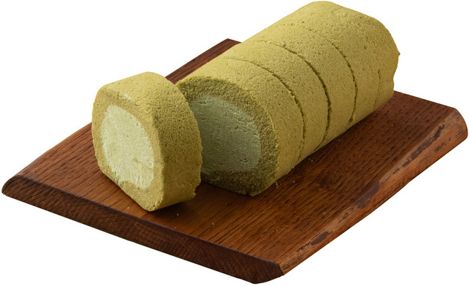 [신키네도] 일본 음식 디저트 생크림 가득 말차 롤케이크, 350g, 1개