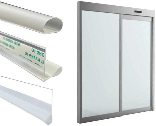 자동문 문풍지 L형 창틈이 1도어 세트 외풍 바람 먼지 벌레 소음 완벽 차단 틈막이 문풍지, 1개