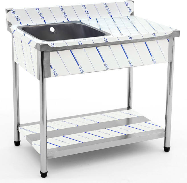 업소용 싱크대 1조 2조 600 900 1200 1500 씽크대 개수대 세정대, 1조우날, 수전 미포함