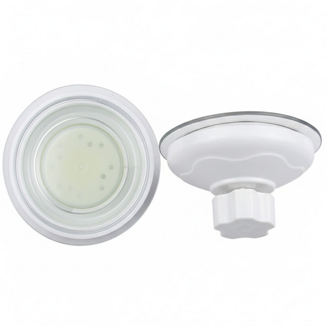 포니온 대형 유리 흡착판 85mm 강력 압축 큐방, 1개, 화이트