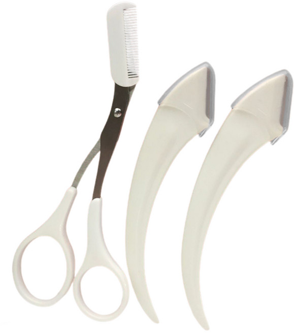 하피디코 눈썹칼 가위 정리 실속 3p 세트, 1개