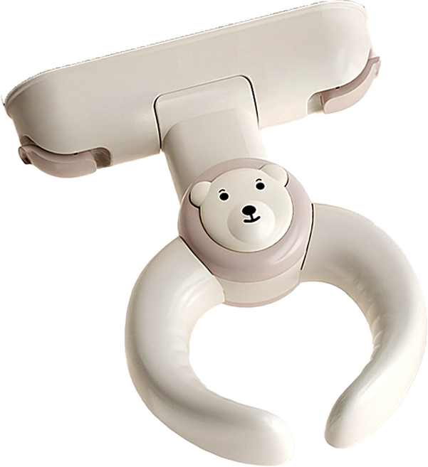 베베릴렉스 붙이는 아기 샤워 목욕 핸들 2세대, 1개, 피치베어