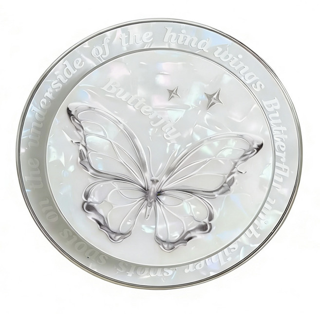 가피바라 초강력 거울 블링 나비 맥세이프 그립 스마트톡, 1개, 반짝 나비