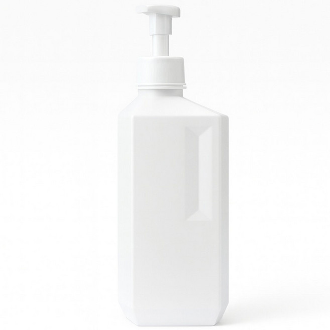 사각 거품 용기 1리터 헨드워시 폼클렌징 세제 리필 소분 포밍 디스펜서 통, 1개