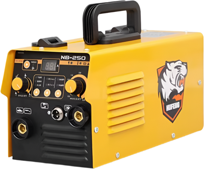 K-STORE 스테인레스 논가스용접기 다용도 고급 안면보호기 가정용 전기 미니 아크용접기 철 스텐 CO2 노가스 휴대용, 1세트, _HFUG-01