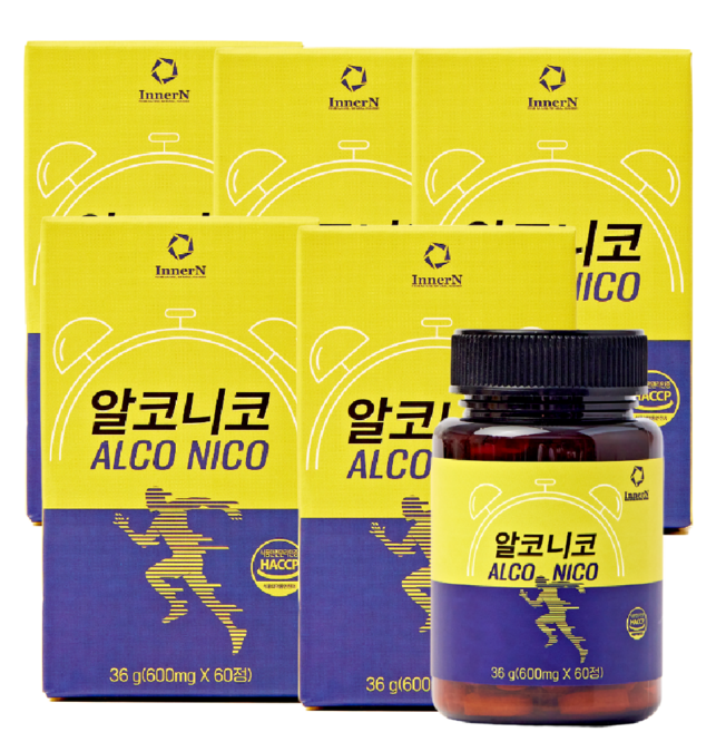 알코니코 AN-1000B[고함량 45%함유] 퀘르세틴, 5개, 60정