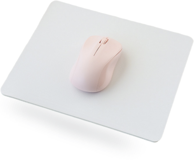 킴씨따 심플원 마우스 패드, 1개, 화이트