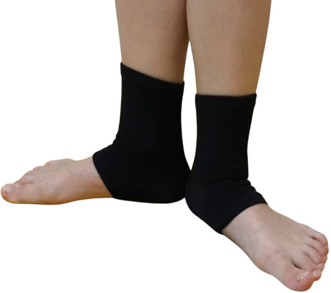 어린이 발목무릎팔꿈치보호대 키즈 유아 초등학생, 블랙, 1개, 발목