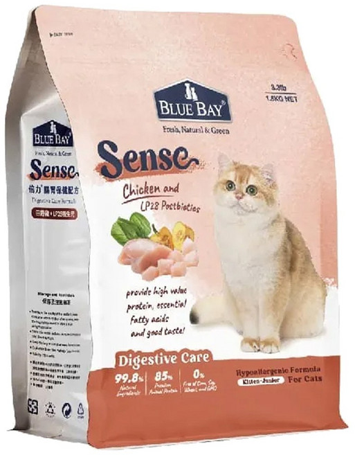 블루베이 전연령 고양이 센스 프로바이오틱스 건식사료, 1.5kg, 1개, 닭