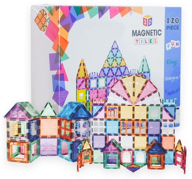 토이토 맥타일즈 자석 블럭 36pcs 66pcs 120pcs 마그네틱 블록 교구 놀이