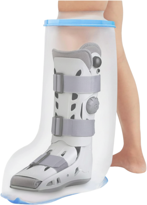 메리레이디 미끄럼방지 다리 무릎 발목 기브스 방수 커버, 기브스 방수 커버 다리형, 1개