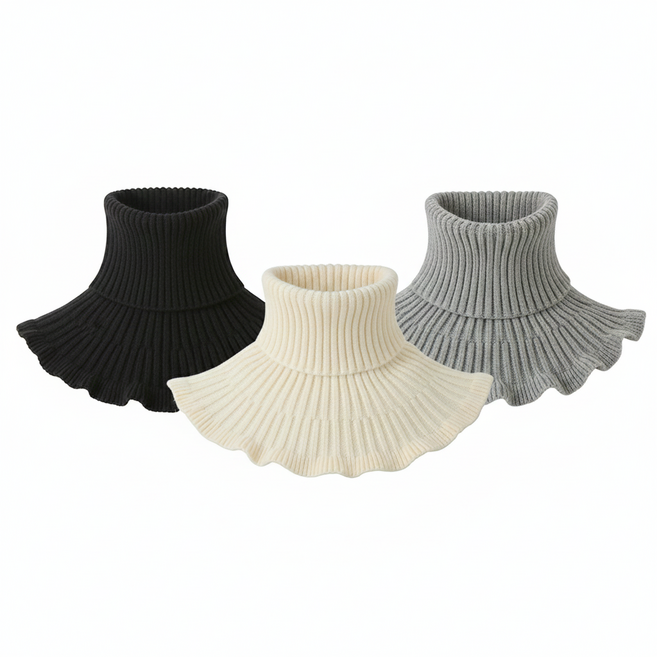 두두타운 여성 페이크 터틀넥 목폴라