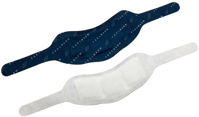 넥 온열패드 10매 온감 테라피 목마스크 착용하는 목핫팩