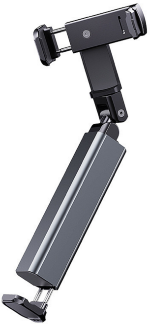 여행용 스마트폰 거치대 클립형 비행기 좌석 테이블 핸드폰 브이로그 촬영 HADA, 1개, 실버