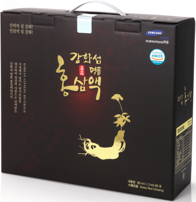 인삼사랑 강화섬 명품 홍삼즙, 90ml x 60포, 5.4L, 1개