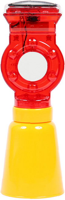 세이프웨이 쏠라 태양열 경고등 비상등 야간안전표시, 빨강, 1개