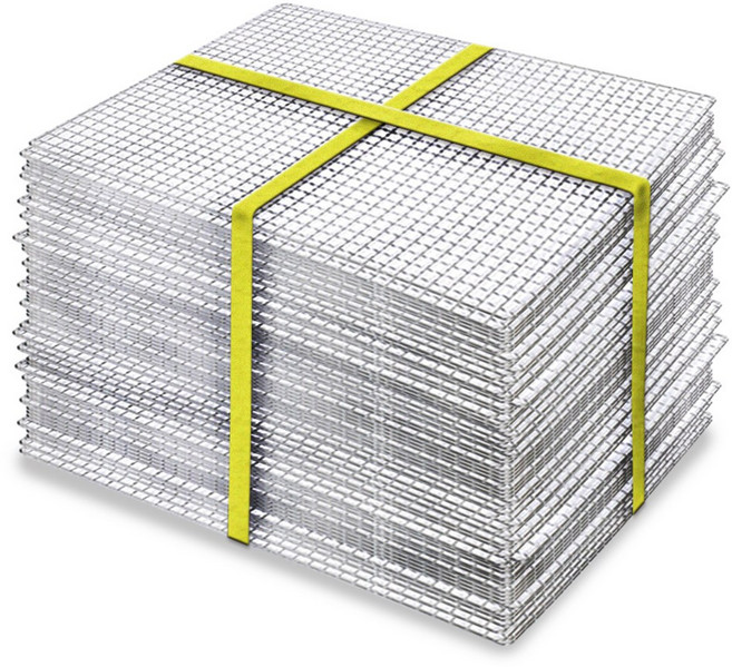 [본사] 꾸버스 일회용석쇠 90장 60장 묶음 사각 원형 접석쇠 드럼망 포터블 태망 펜션 식당 업소용 불판 바베큐그릴, 태망석쇠 대, 90개