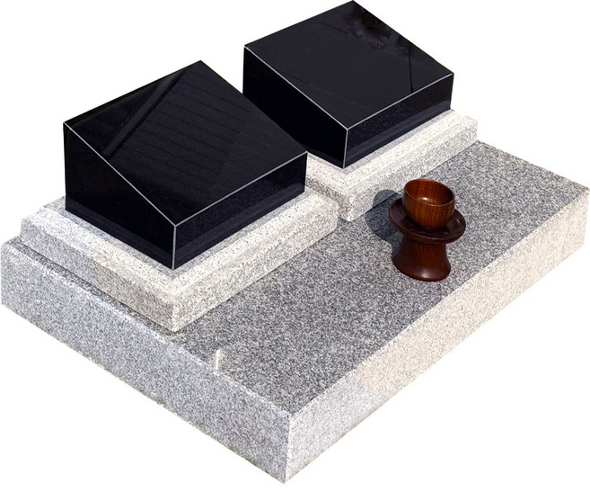 소형비석+하프석관 세트 평장비석 1위용/2위용 OS300D SET 비석문구 무료, 1개