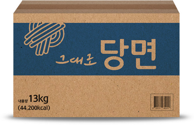 그대로푸드 한식 당면 잡채 찰당면 사리, 1개, 13kg