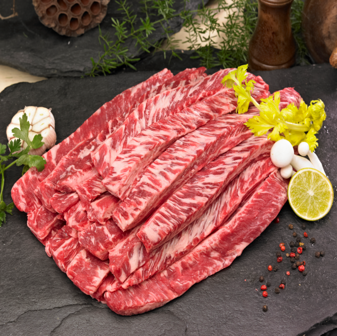 [헤비스테이크] 소갈비살 스테이크(당일발송) 600g(150g x 4팩) 개별소포장, 150g, 4개