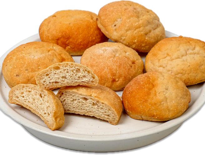 발효종 쌀 오곡현미 비건빵 청국장모닝빵 VEGAN 저당 디너롤 샌드위치빵, 240g, 2개