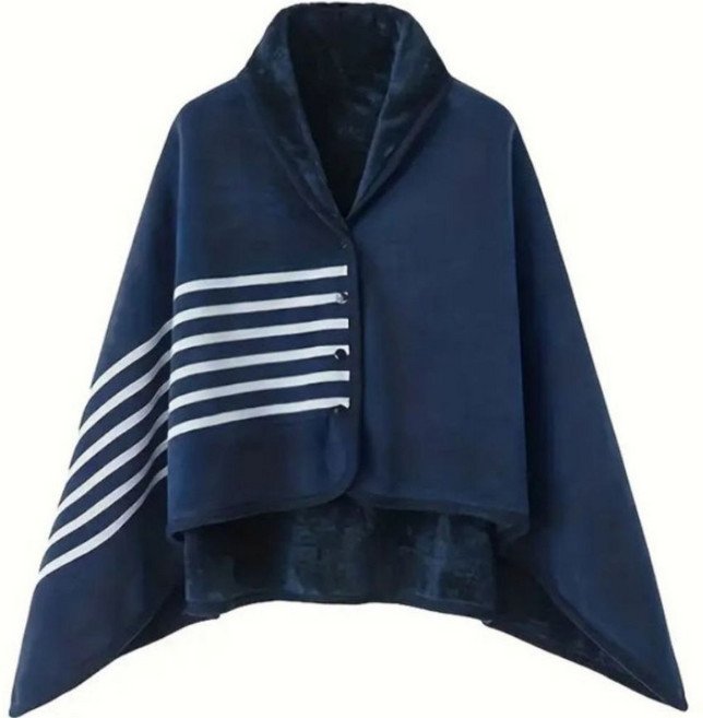 코코슈아 똑딱이담요 극세사 겨울 단추망토