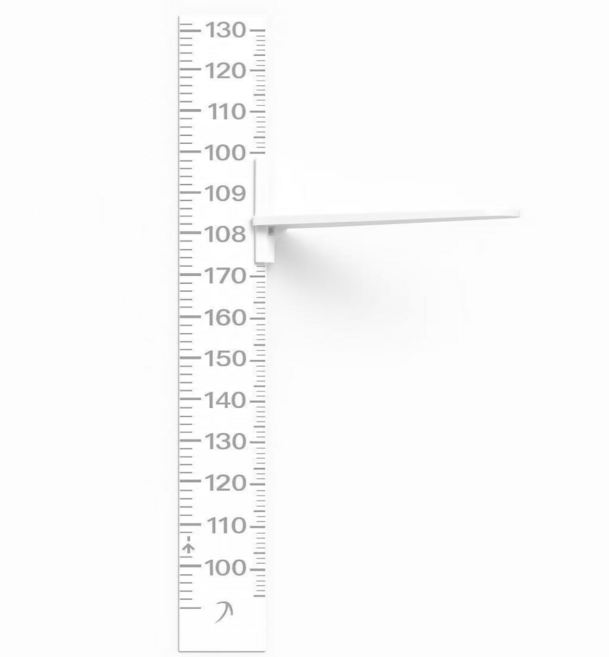 가정용 키재기자 부착식 가족 키재기 2M, 화이트