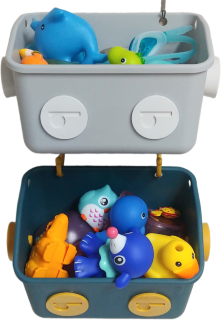 욕실장난감정리, 그레이, 1개